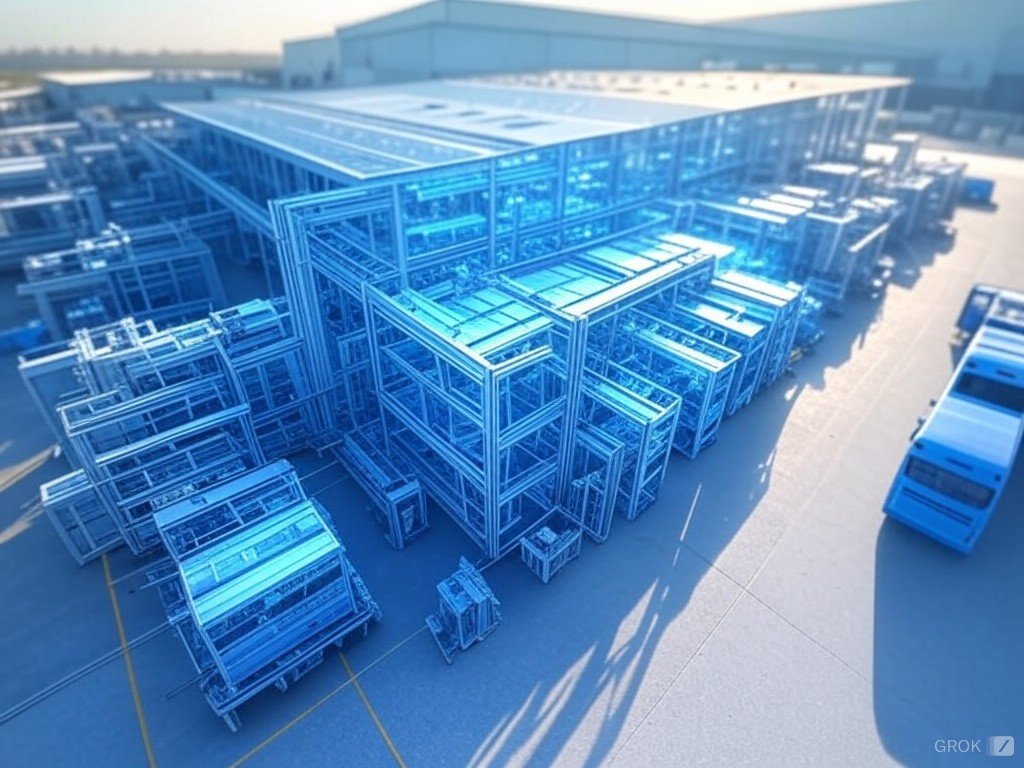 Aluminium formwork panels